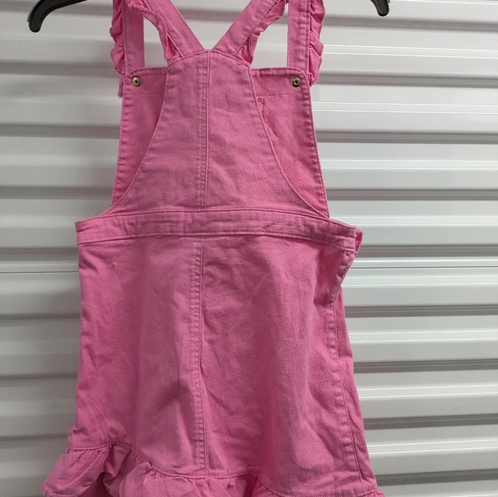 365kids Adorable Pink Kids Overall Dress Size 10